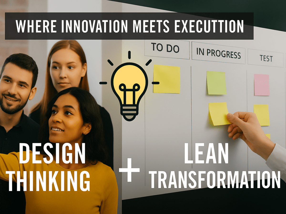 Integrating Design Thinking with Lean Transformation: The Key to Innovation and User-Centered&nbsp;Solutions